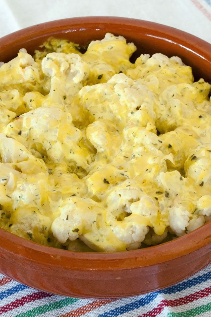 Cauliflower "Mac" and Cheese Casserole Boy Meets Bowl
