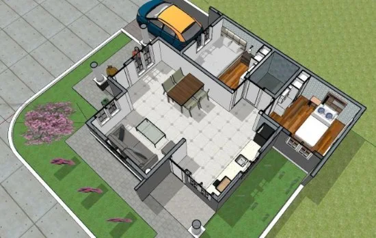 17 Desain inspiratif rumah hook 1 lantai 17 Desain inspiratif rumah hook 1 lantai