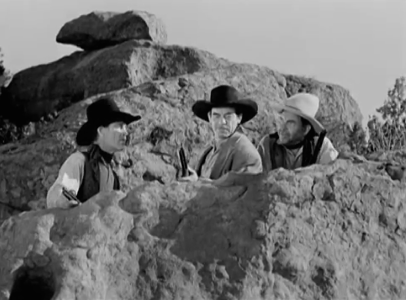 Glenn Strange and his "Strange Rock" Sam the Bartender on "Gunsmoke