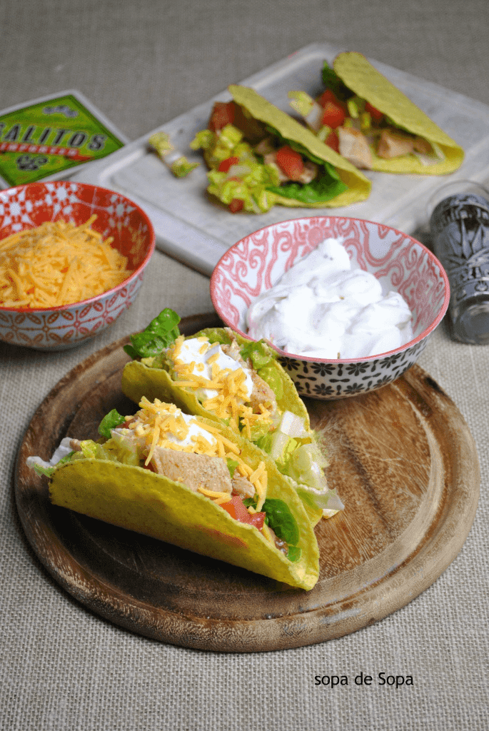 Sopa de Sopa Tacos rápidos de Pollo