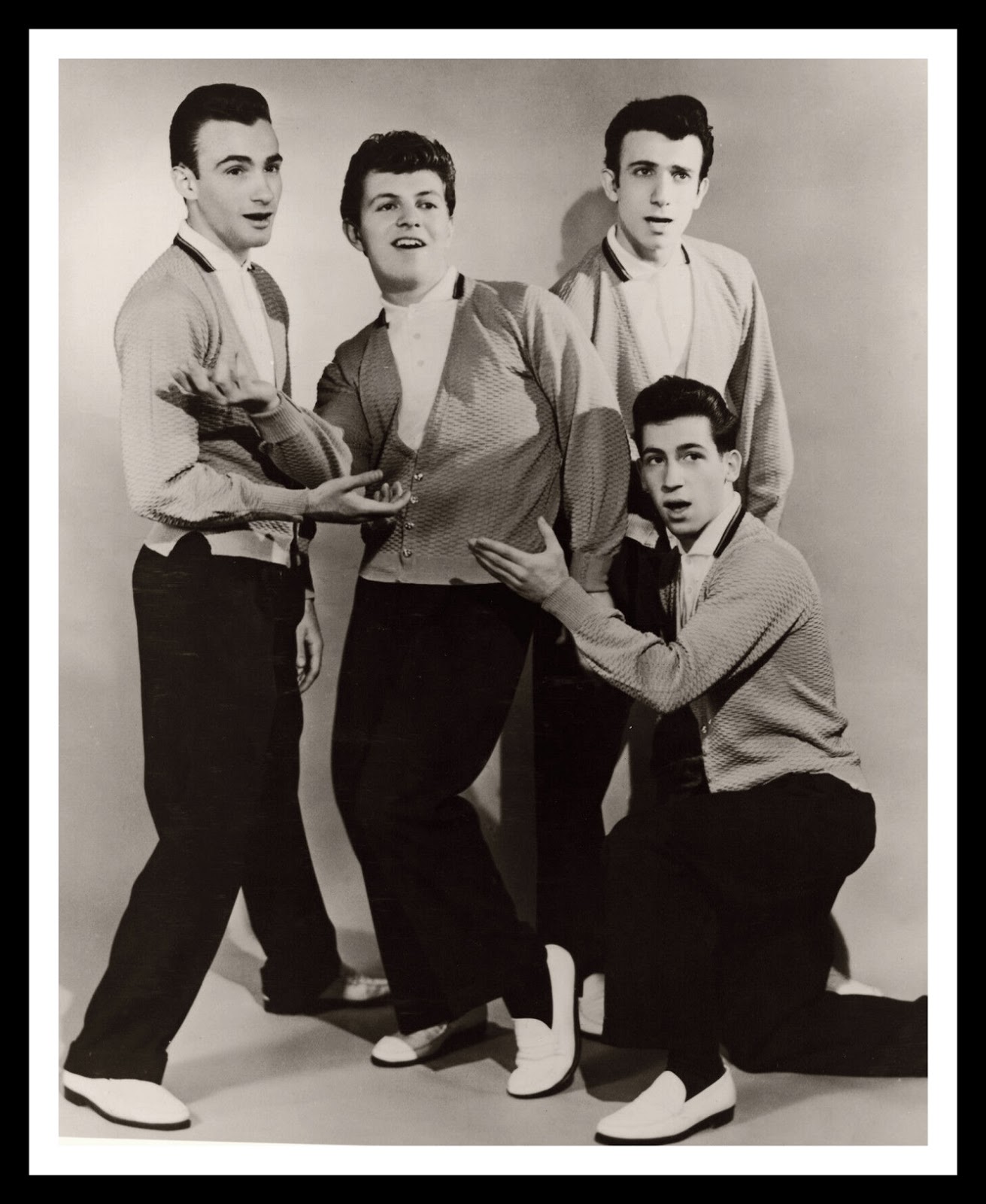 WHITE DOOWOP COLLECTOR PHOTO...Dion & The Belmonts