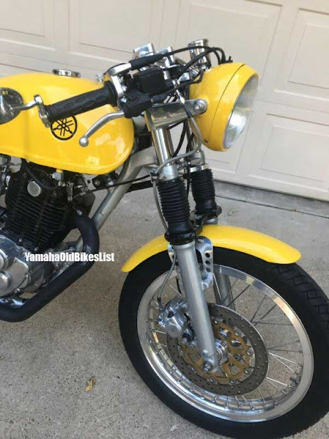 1978 Yamaha SR500 Cafe Racer Yellow