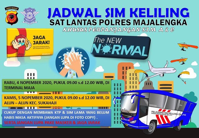 SIM Keliling Majalengka Bulan November 2020-IGsatlantasmjlk