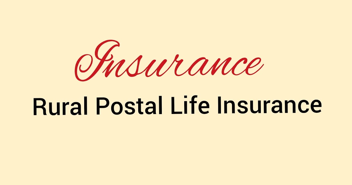 Postal Life Insurance PLI (English)
