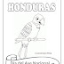 colorear Día del Ave Nacional de Honduras,  28 de Junio 