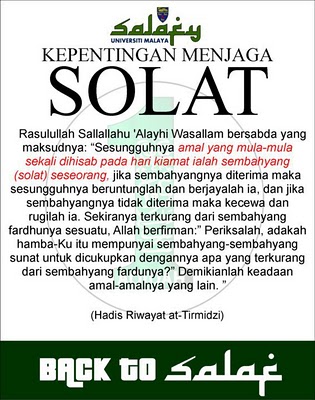 Menjaga Solat