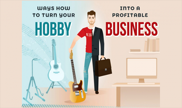 How to Turn Your Hobby Into a Business #infographic