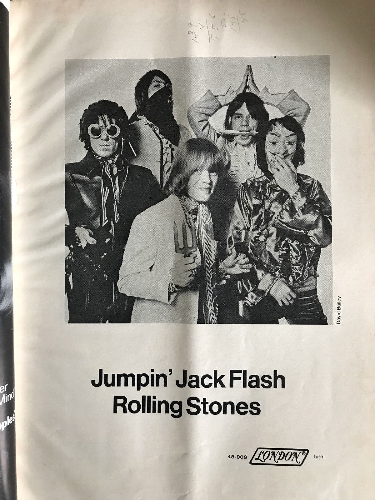 Pop Culture Safari! Time Capsule Vintage Rolling Stones ad, 1968
