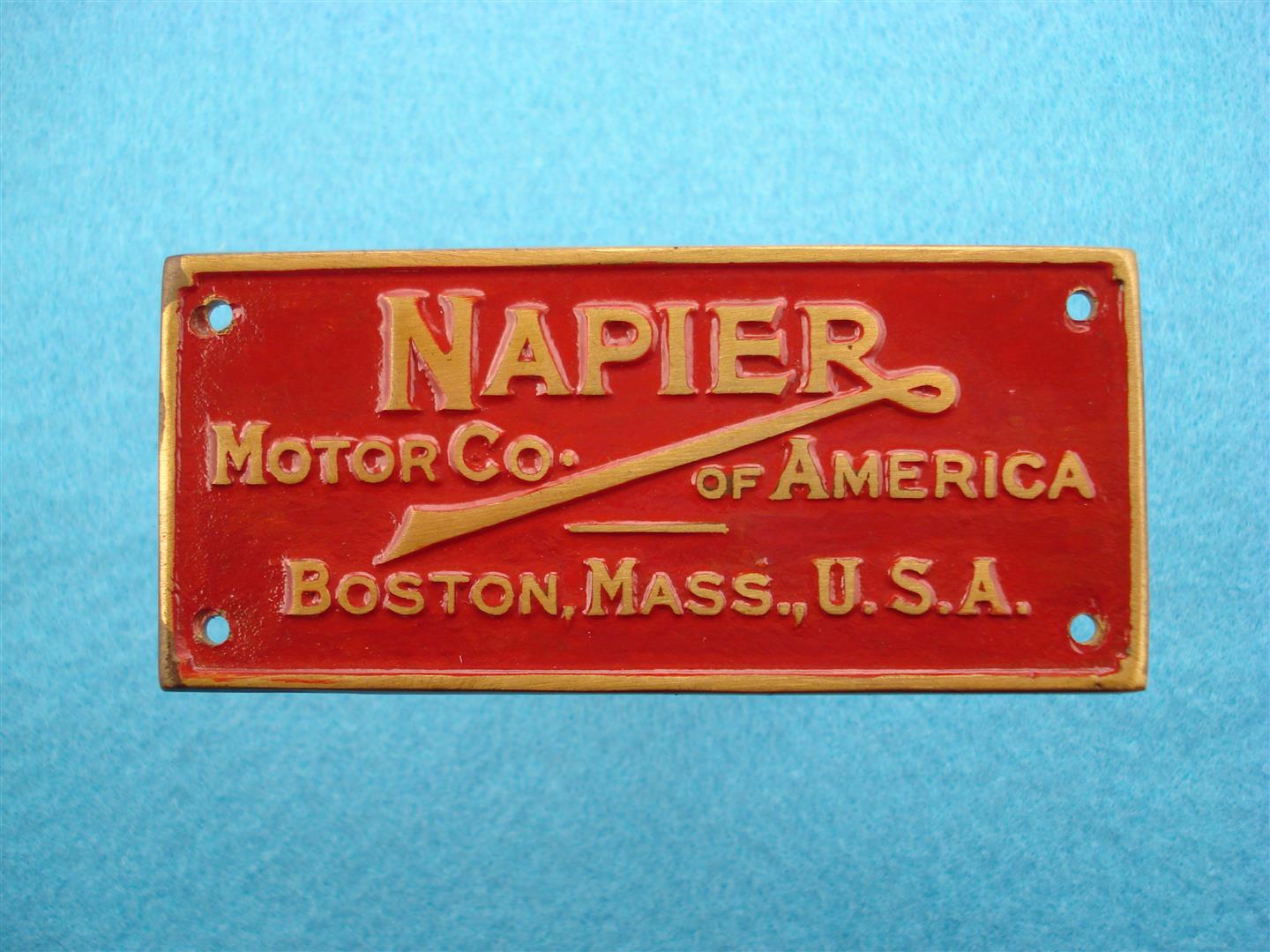 American Auto Emblems AMERICAN NAPIER
