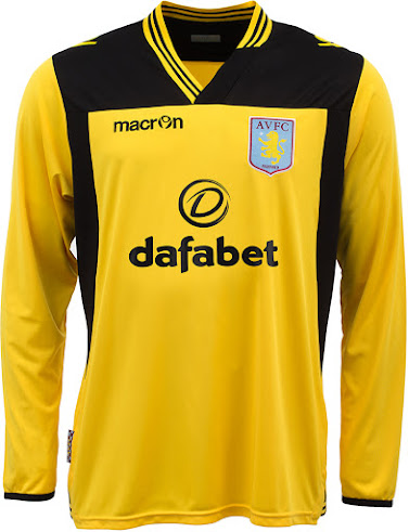 Aston Villa 13-14 (2013-14) Home, Away and Goalkeeper Kits Released ...