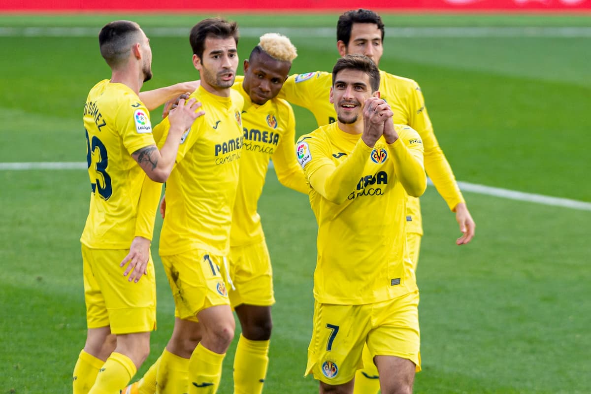 Les joueurs de Villarreal célèbrent un but