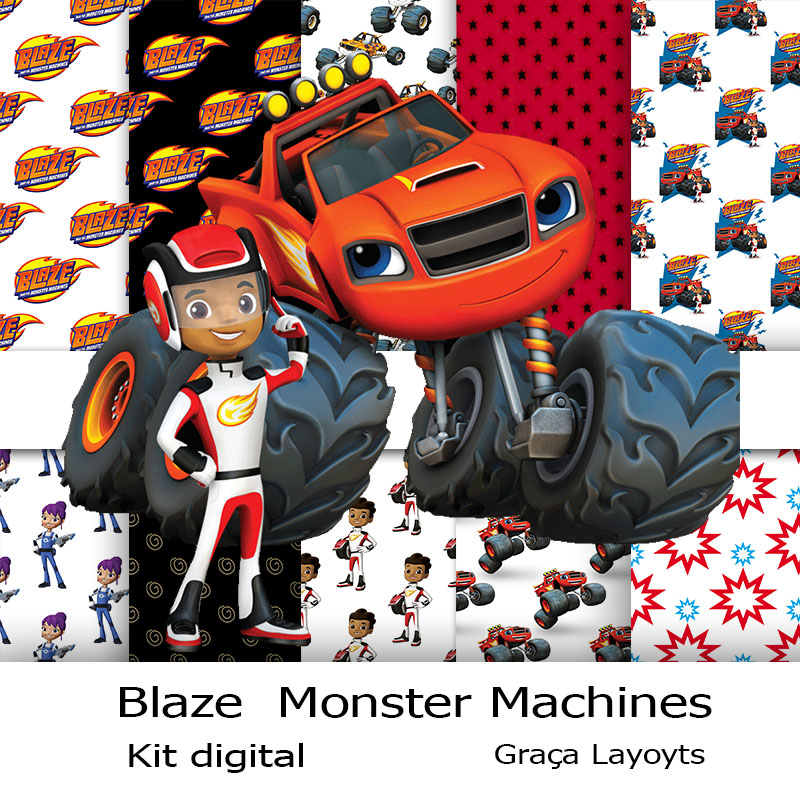 Cartão SUS Blaze E Os Monster Machines - Digital Grátis