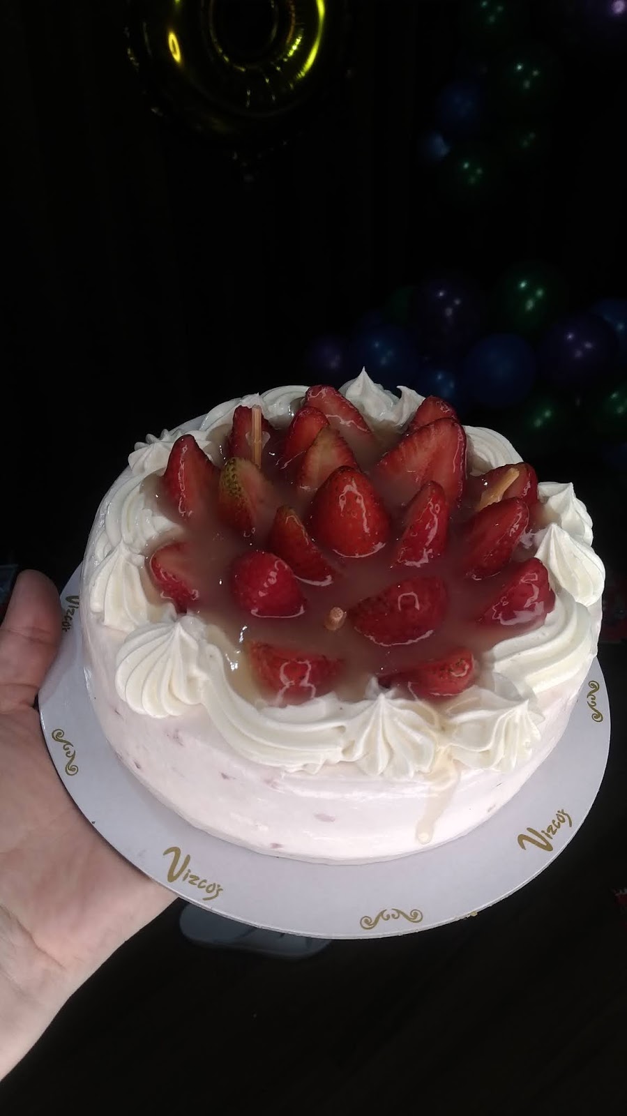 DIY Descendants 3 Theme Cake Vizco's Strawberry Shortcake xoxo