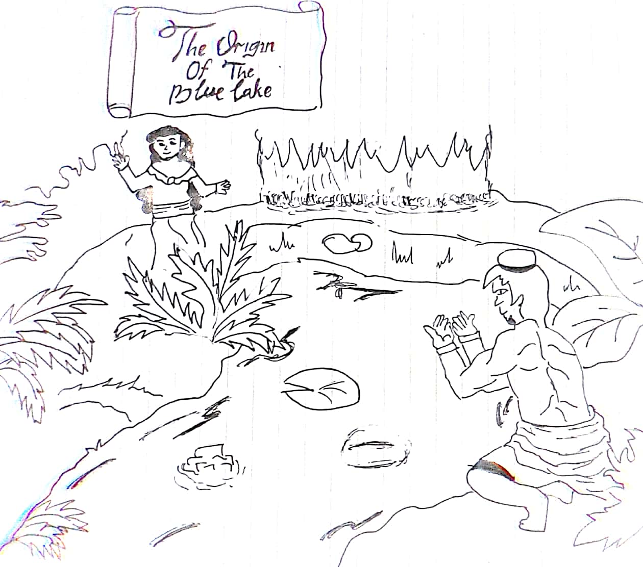 Short Story Writing The Origin Of The Blue Lake Academic Traveling Short Story Writing The Origin Of The Blue Lake Academic Traveling
