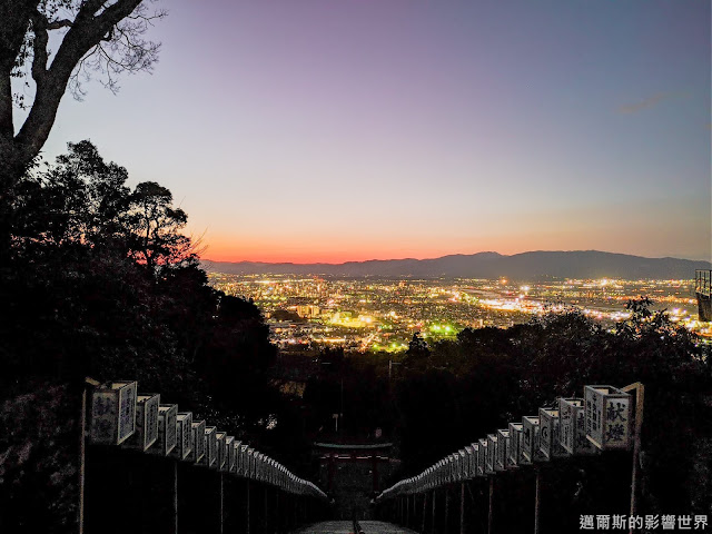 【福岡】筑後国一の宮高良大社|海拔312公尺看夜景
