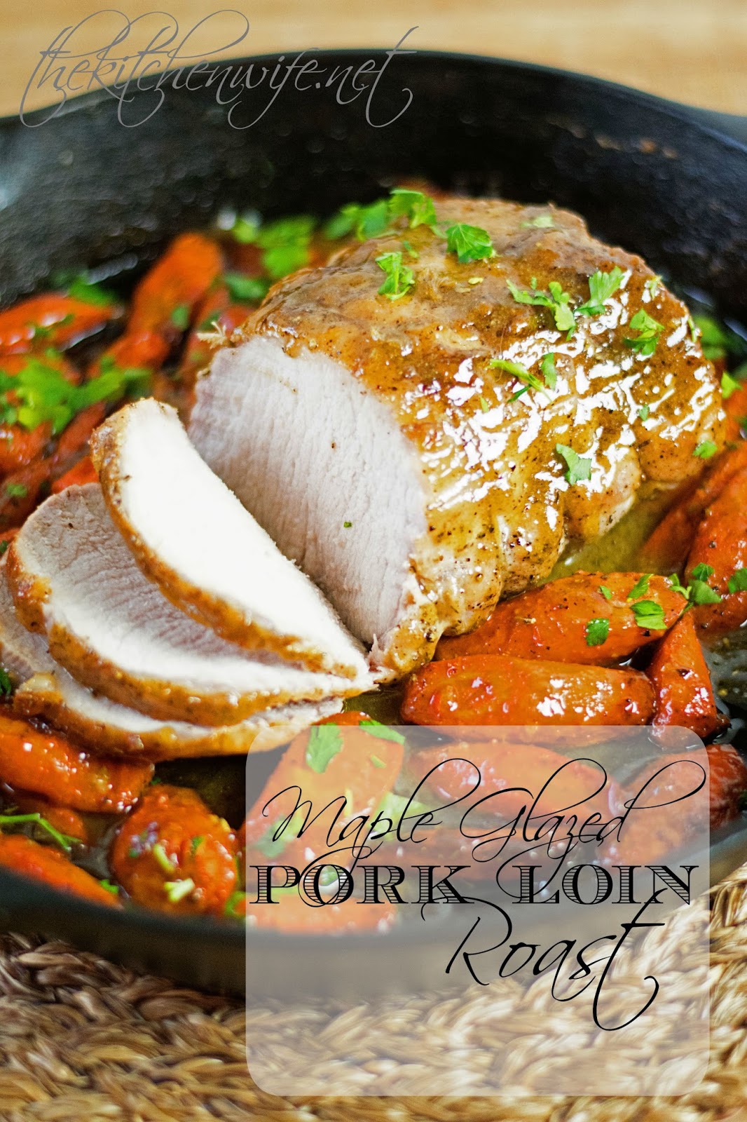 Maple Glazed Pork Loin Roast Recipe - The Kitchen Wife