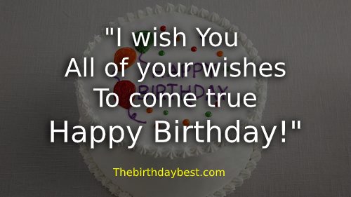 Birthday Wishes for Children