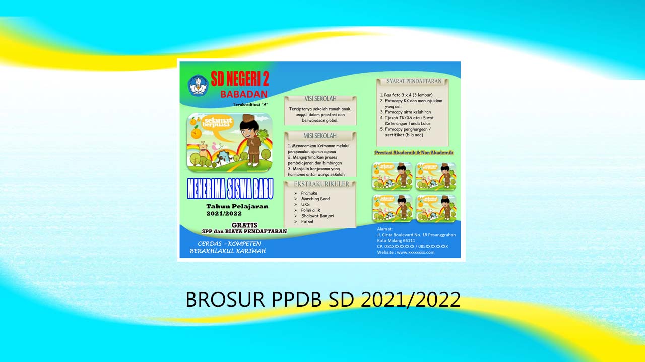 Brosur PPDB SD brosur ppdb sd