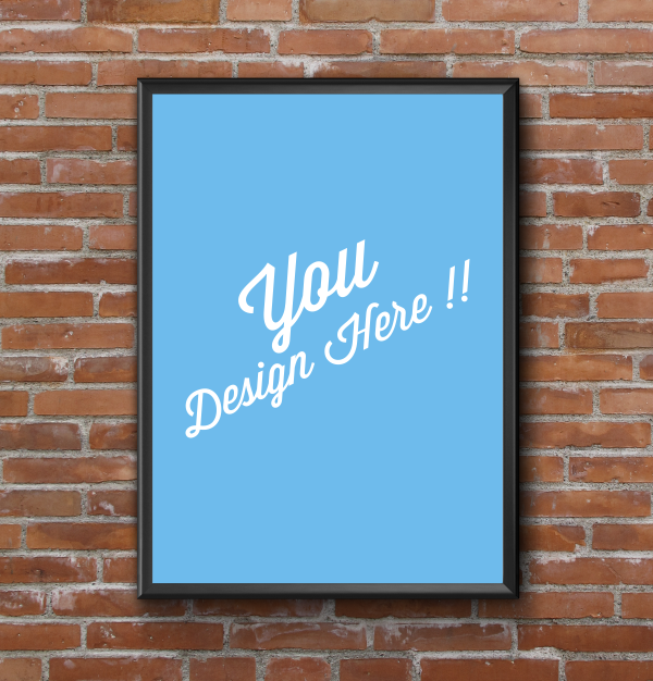 Poster Mockup File CDR 5 Poster Mockup File CDR 5