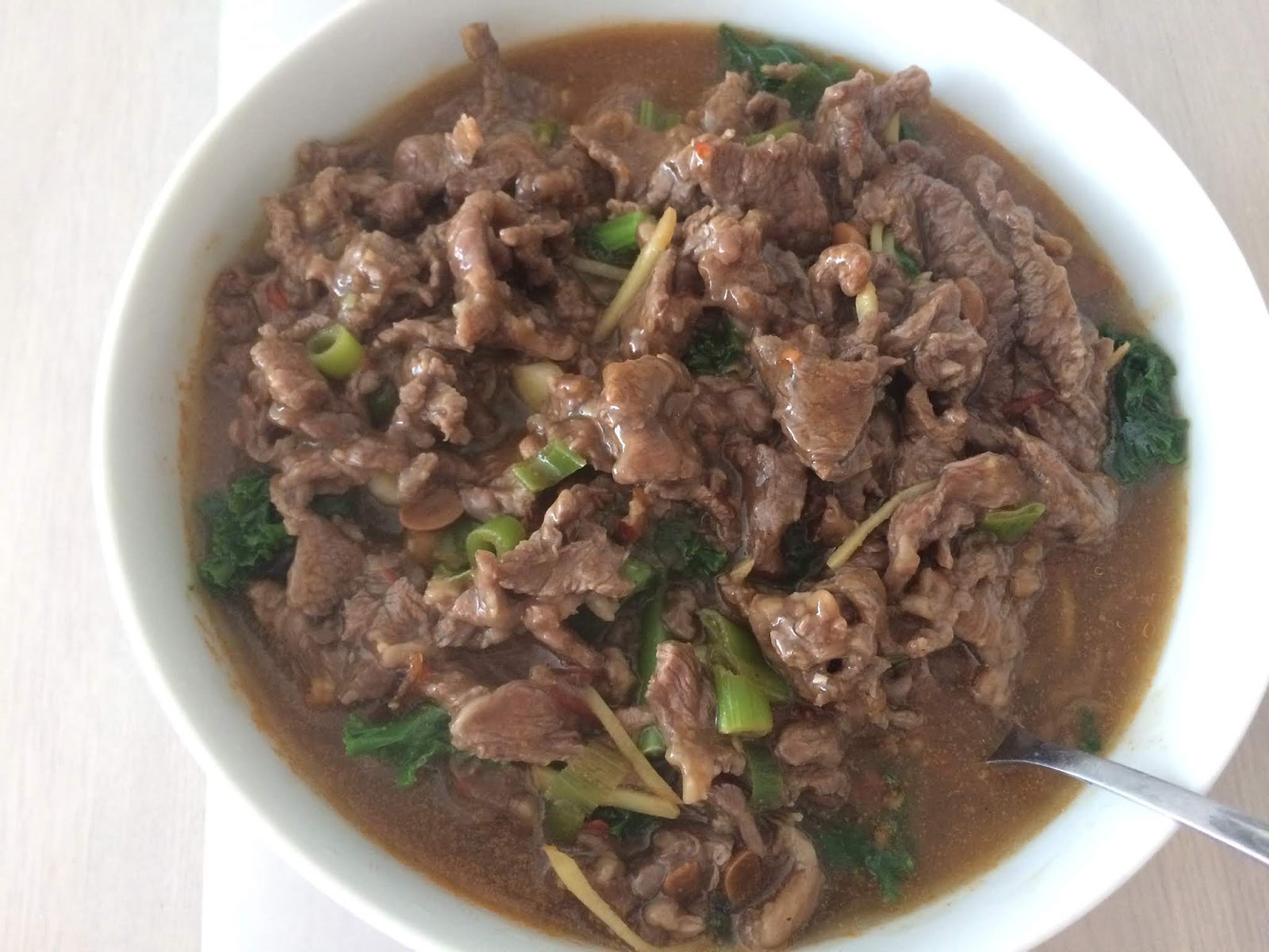 Family FECS Chinese Chili Bean Paste Kale & Beef