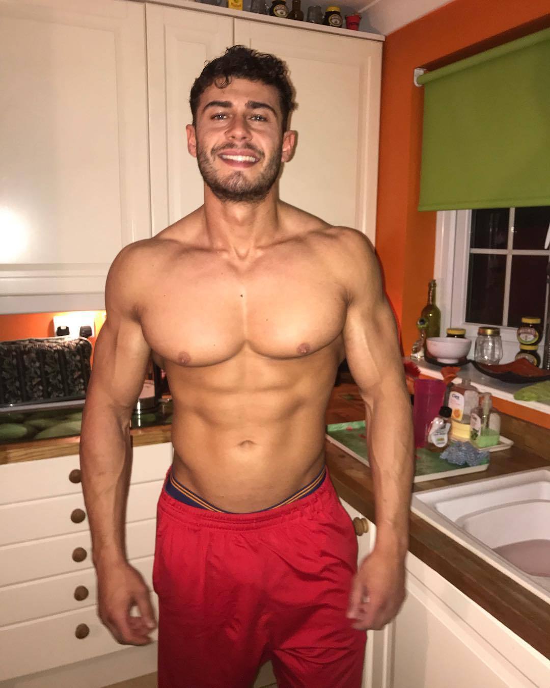 cute-argentinian-guys-smiling-shirtless-muscular-body-hunk-huge-pecs