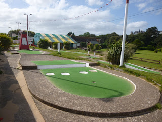 Arnold Palmer Crazy Golf course in Exmouth, Devon Arnold Palmer Crazy Golf course in Exmouth, Devon