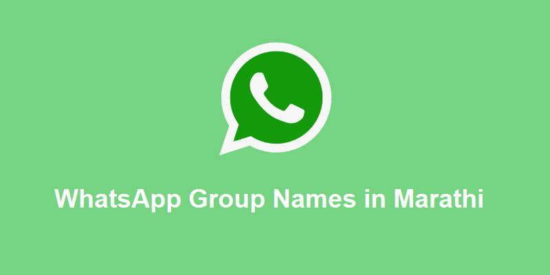 100+ New WhatsApp Group Names in Marathi