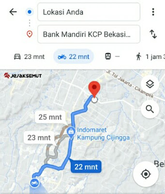 Bank Mandiri terdekat dari lokasi saya sekarang