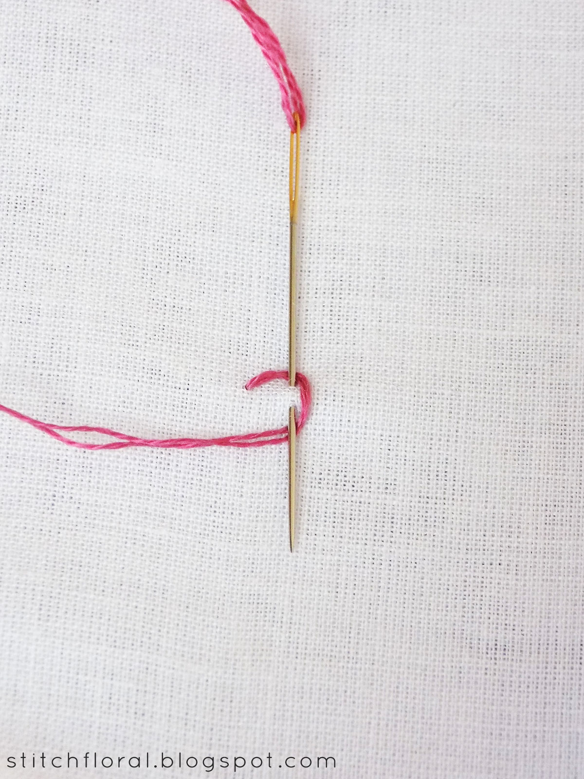 Scroll stitch tutorial Stitch Floral