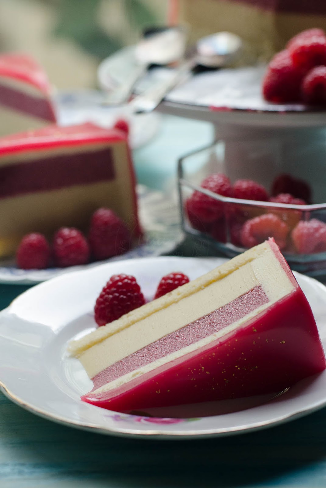 Honey and Raspberry Entremet Lisa's Lemony Kitchen