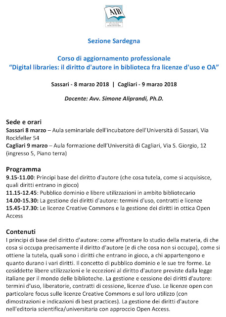 locandina aliprandi aib sardegna