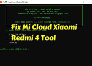 Fix mi cloud xiaomi redmi 4 tool 1
