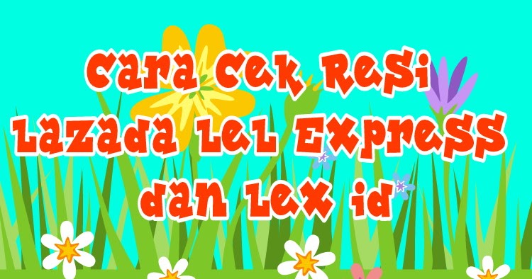 Cara Cek Resi Lazada Lel Express Dan Lex Id Kak Raffi