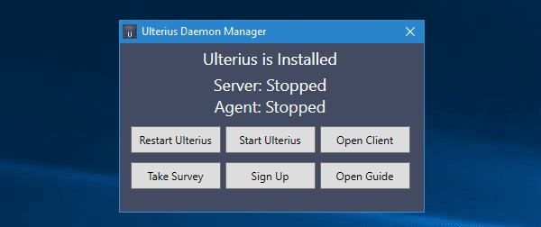 Software per desktop remoto gratuito Ulterius