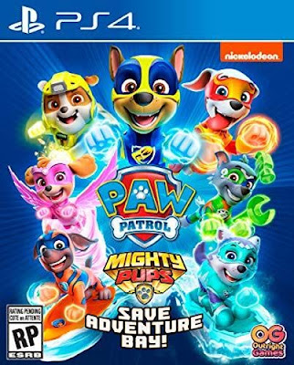Paw Patrol Mighty Pups Save Adventure Bay Game Cover Ps4