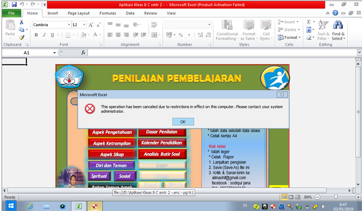 Cara Mengatasi Aplikasi Raport K13 yang Tidak Bisa Dibuka Cara Mengatasi Aplikasi Raport K13 yang Tidak Bisa Dibuka