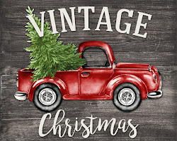 truck christmas printables merry wall printable decorations tree xmas country paintings signs trucks clipart scrapbooking decor pickup retro rustic card