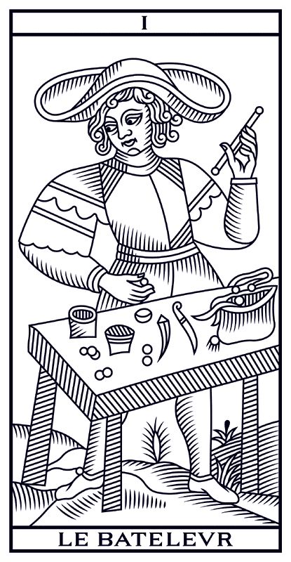 Dream Cléo: Arcane 1 : Le Bateleur 🎪 Signification et association avec