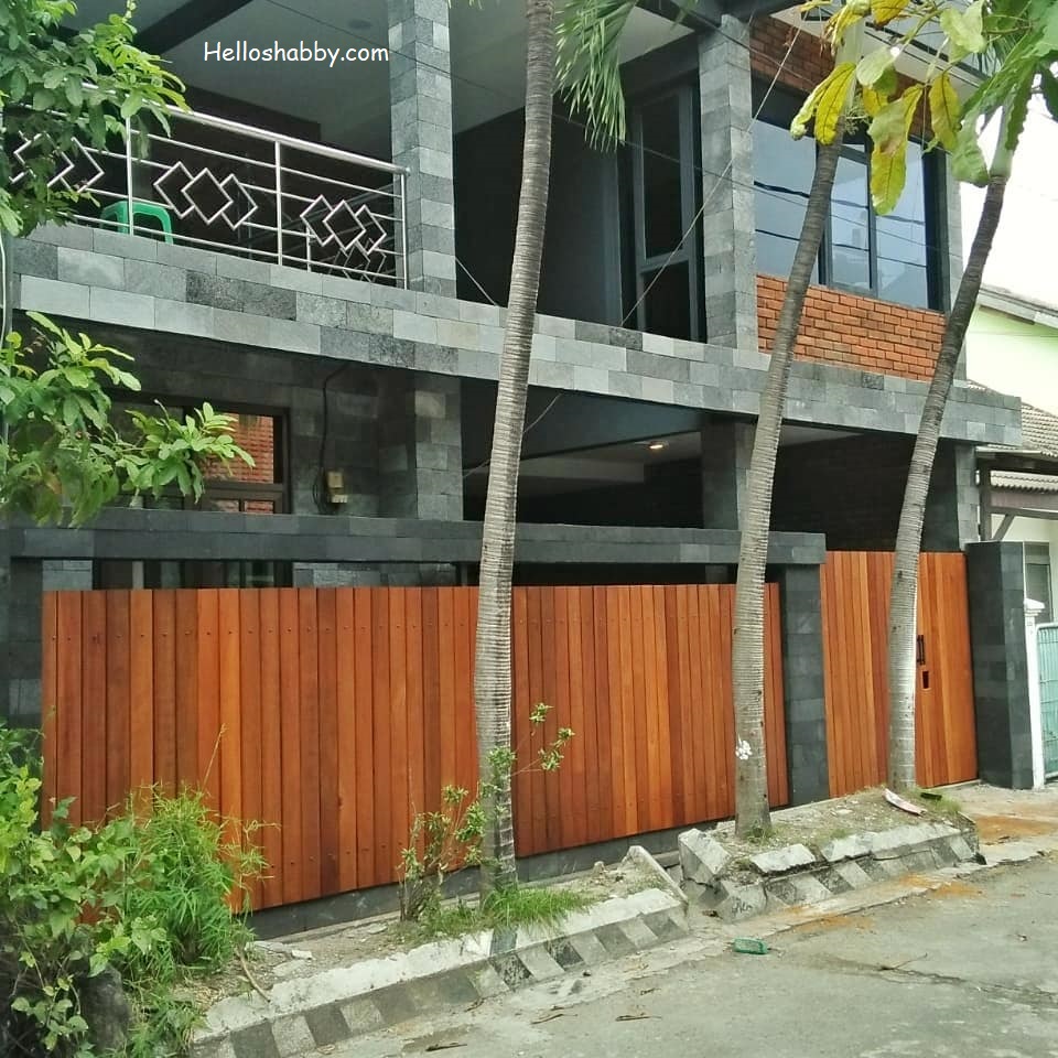 7 Ini Dia Ide Pagar Minimalis Kayu, Tampilan Eksterior Rumah Jadi Lebih