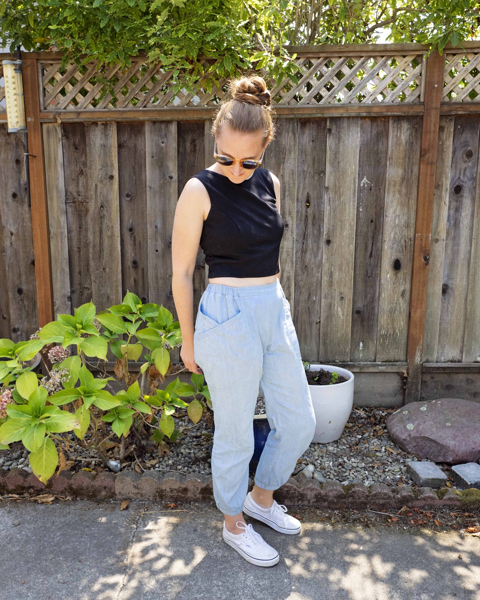 Made By Meg: Elastic-Waist Pants for Pear-Shapes