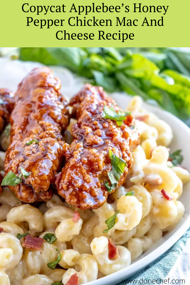 Copycat Applebee’s Honey Pepper Chicken Mac And Cheese Recipe