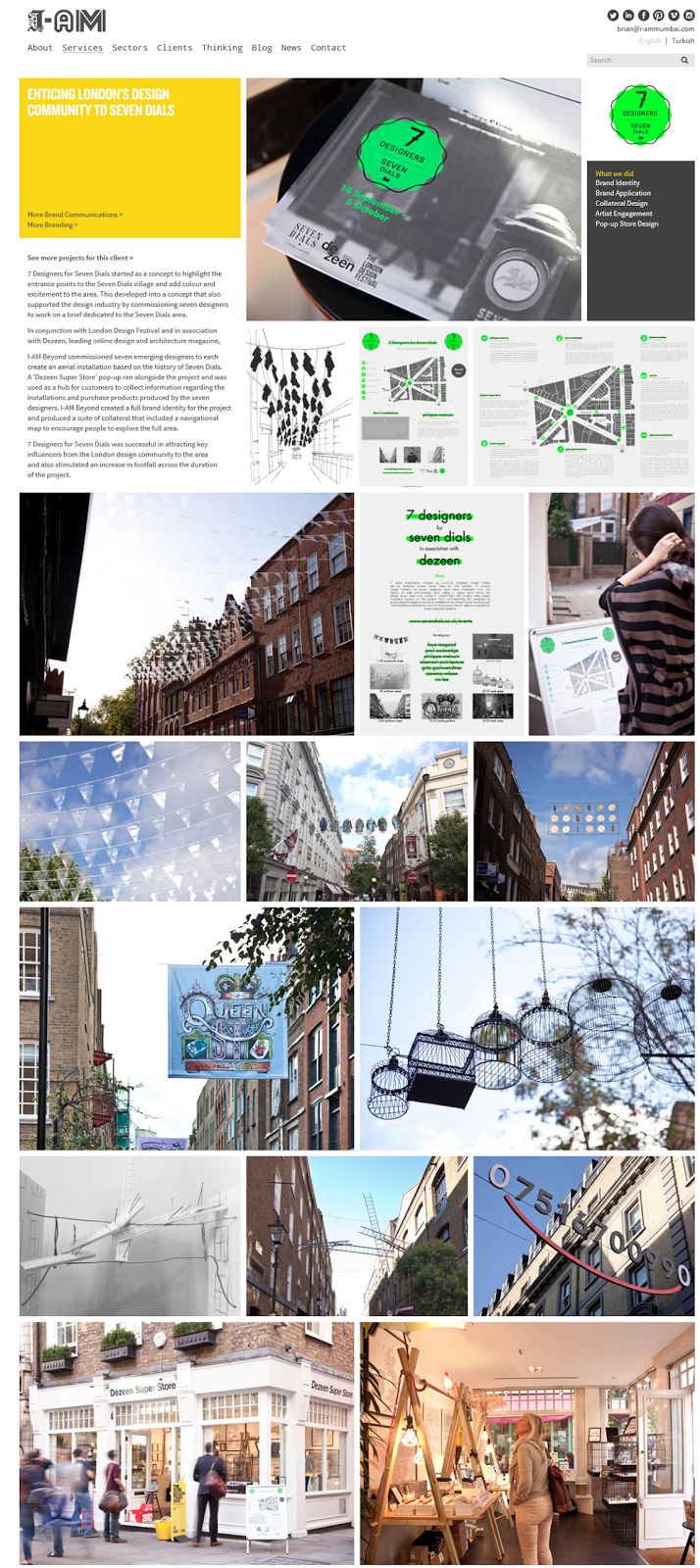 7 Designers for Seven Dials Graphic Design Company India, Branding