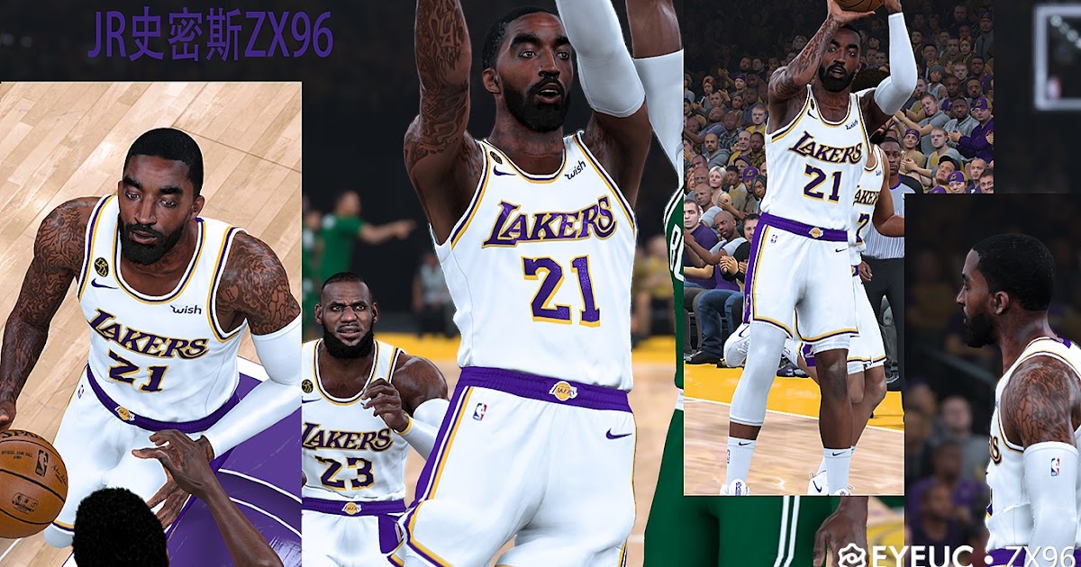 NBA 2K21 JR Smith Cyberface, Hair and Body Model by ZX96
