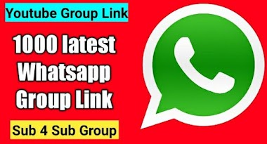[WORKING] 1456+ Real Youtube Sub4Sub Whatsapp Group Links.