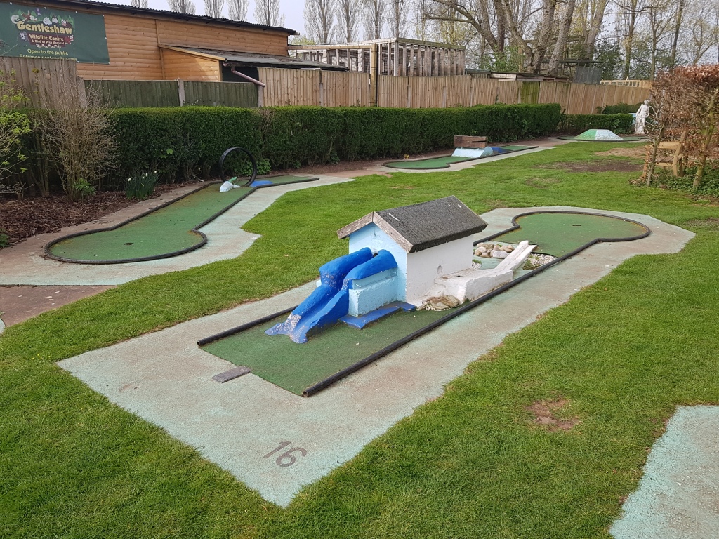 The Ham and Egger Files Crazy Golf at Fletchers Family Garden Centre in Eccleshall, Staffordshire