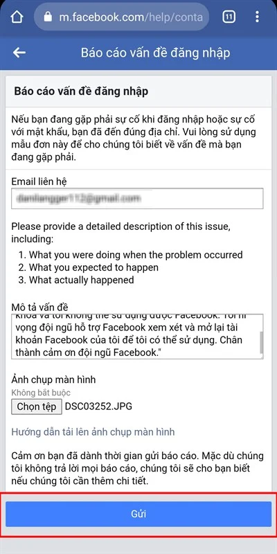 Mở khóa tài khoản Facebook bị vô hiệu hóa