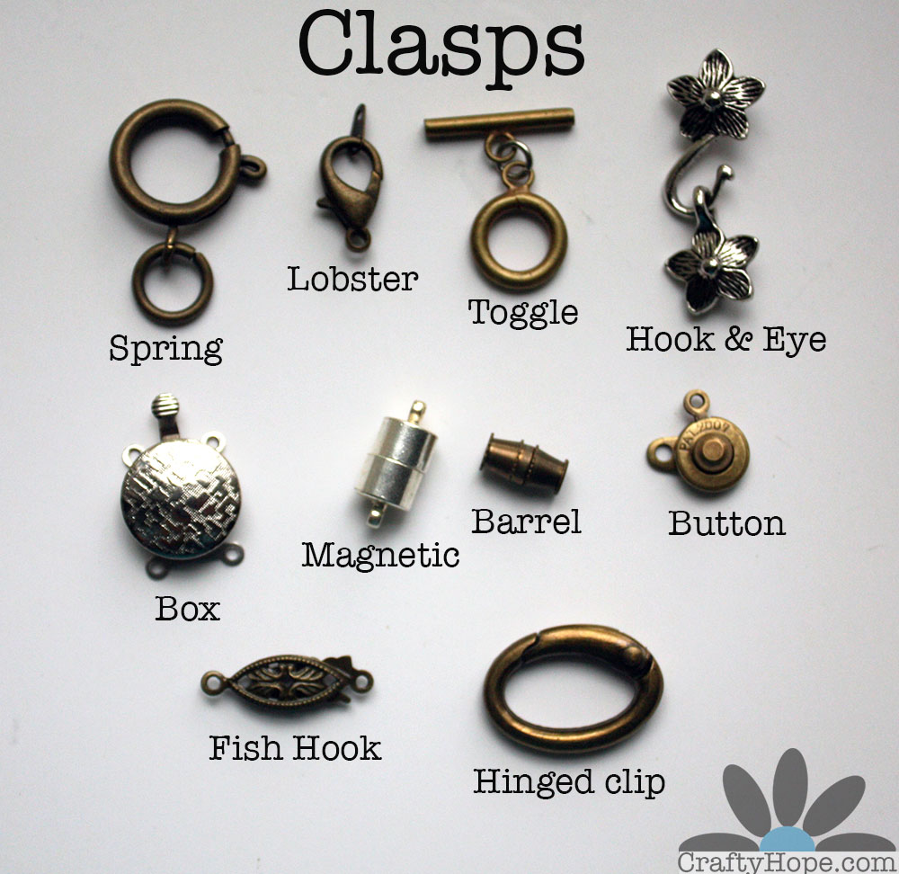 Types of Jewelry Clasps: List of Findings and Where to Buy Them