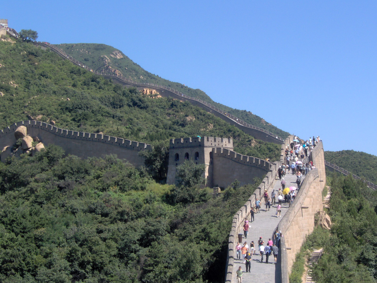 muraglia cinese dallo spazio