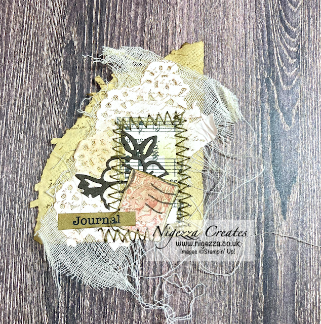 Junk Journal With Stampin' Up! Snippet Roll & Clusters