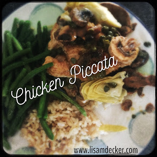 Chicken Piccata, 21 Day Fix Recipes, 21 Day Fix Dinners, Meal Planning, Chicken Recipes, Healthy Recipes